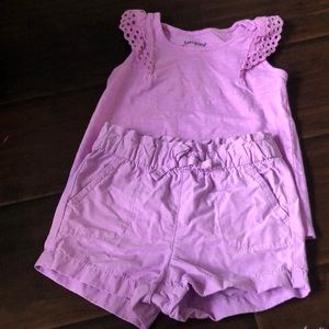 Girls 3T shorts and top set 💜
